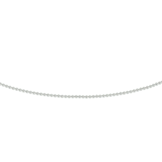 anker rond 0,8 mm 14K witgoud