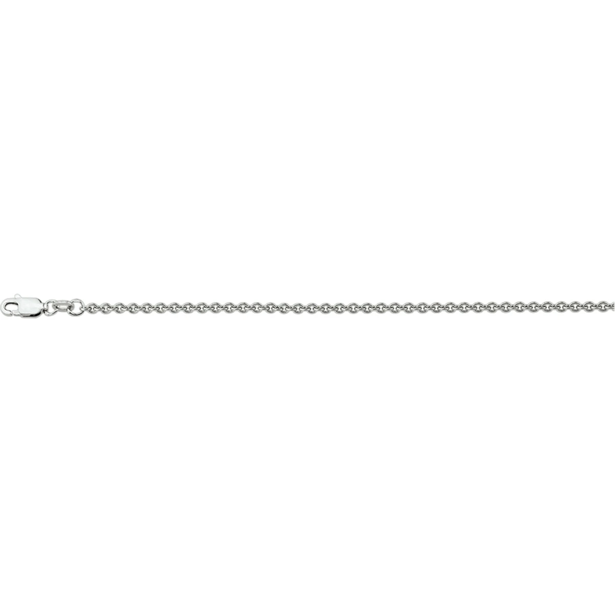 anker rond 2,3 mm zilver gerhodineerd