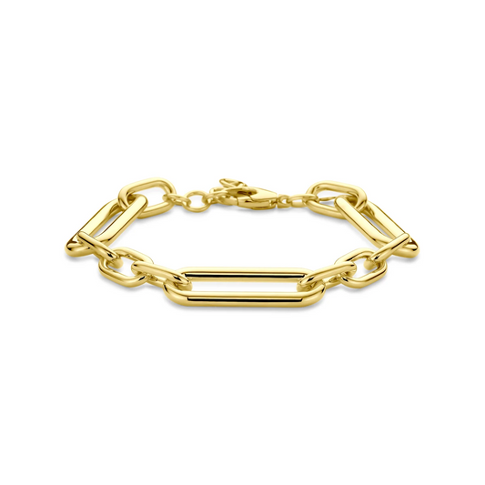armband 11 mm 18 + 2,5 cm 14K geelgoud