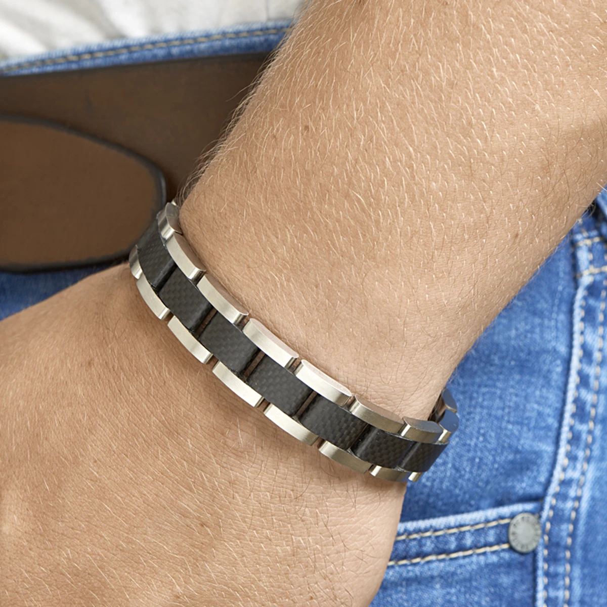 armband 14 mm 21 cm edelstaal