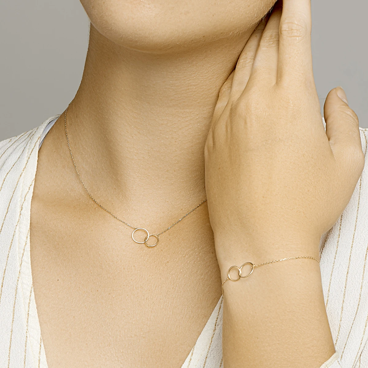 armband 16,5 - 17,5 - 18,5 cm 14K geelgoud