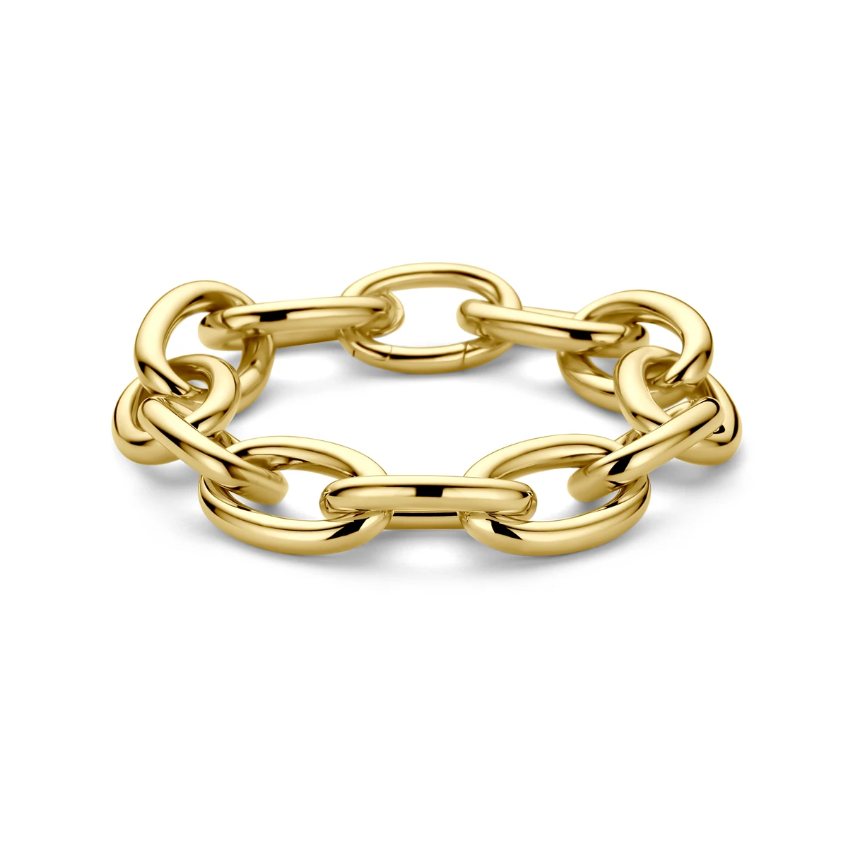 armband 16,5 mm 21,5 cm 14K geelgoud