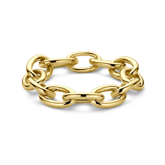 armband 16,5 mm 21,5 cm 14K geelgoud
