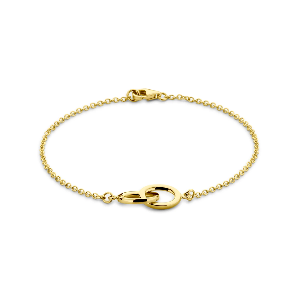 armband 19 cm 14K geelgoud