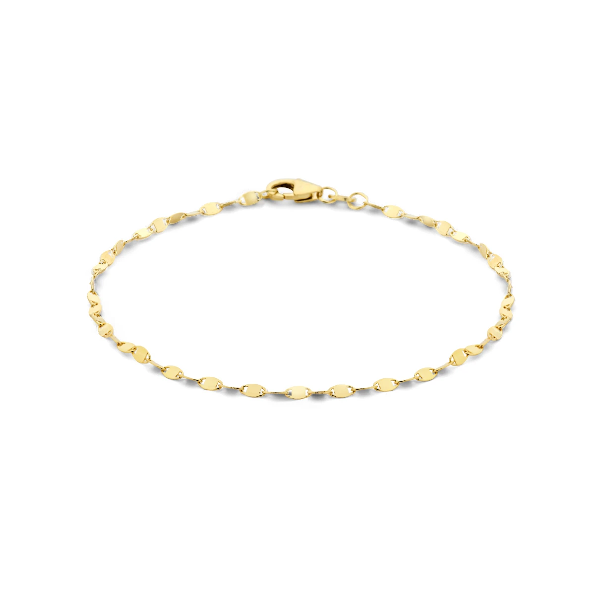 armband 2,0 mm 18 cm 14K geelgoud