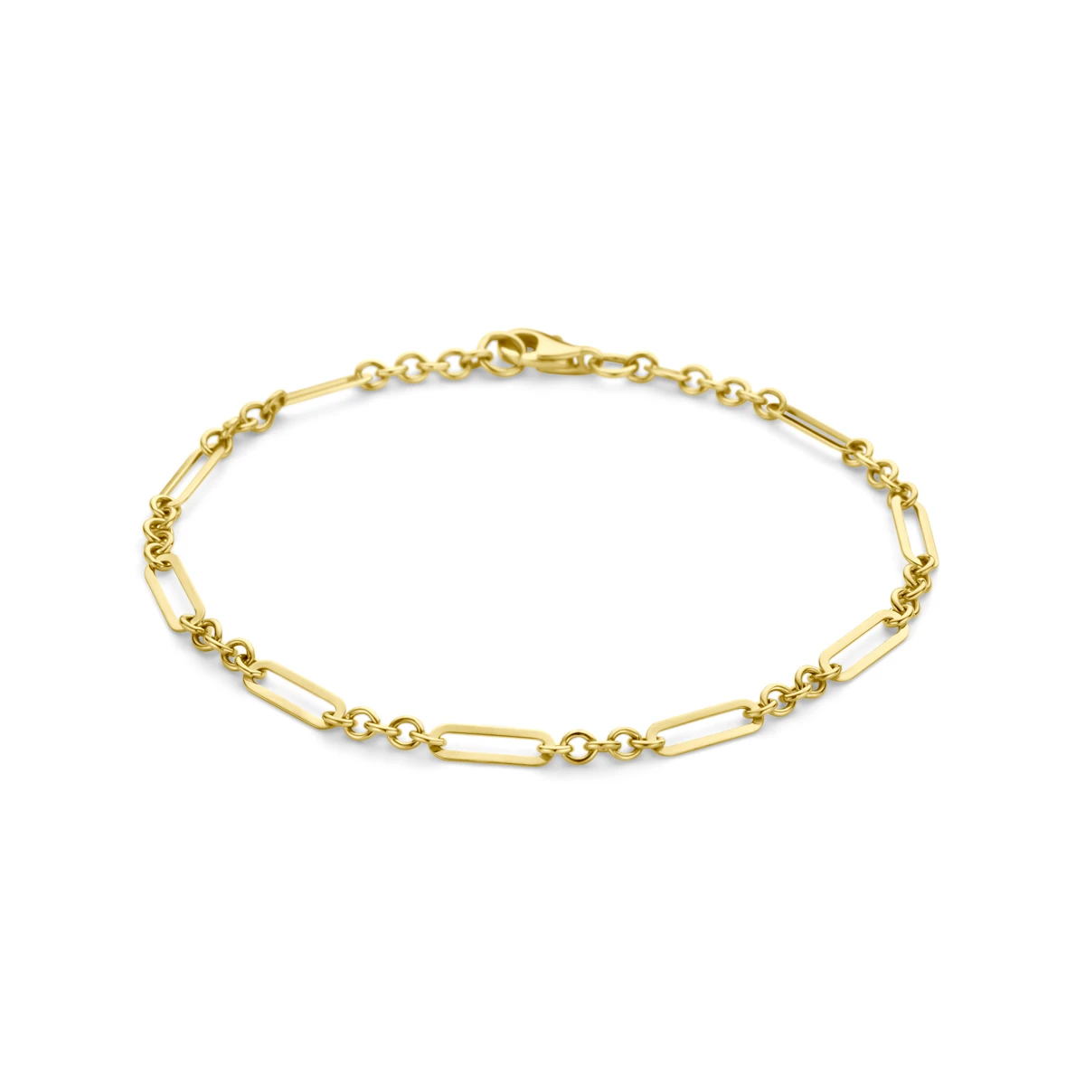 armband 3,2 mm 18,5 cm 14K geelgoud