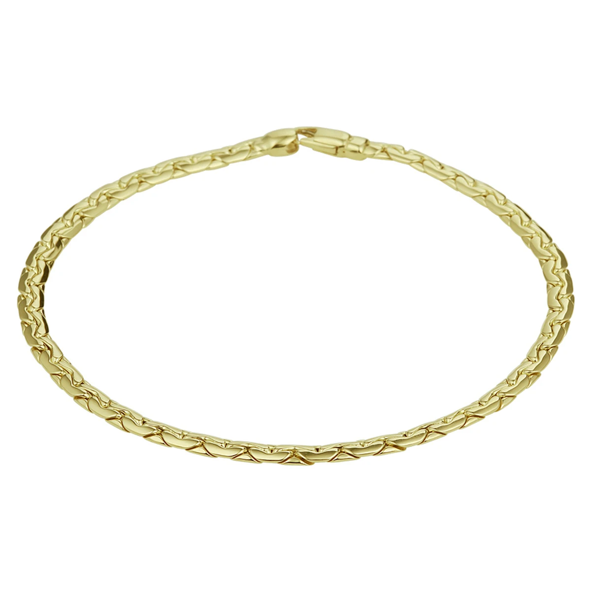 armband 3,2 mm 19 cm 14K geelgoud