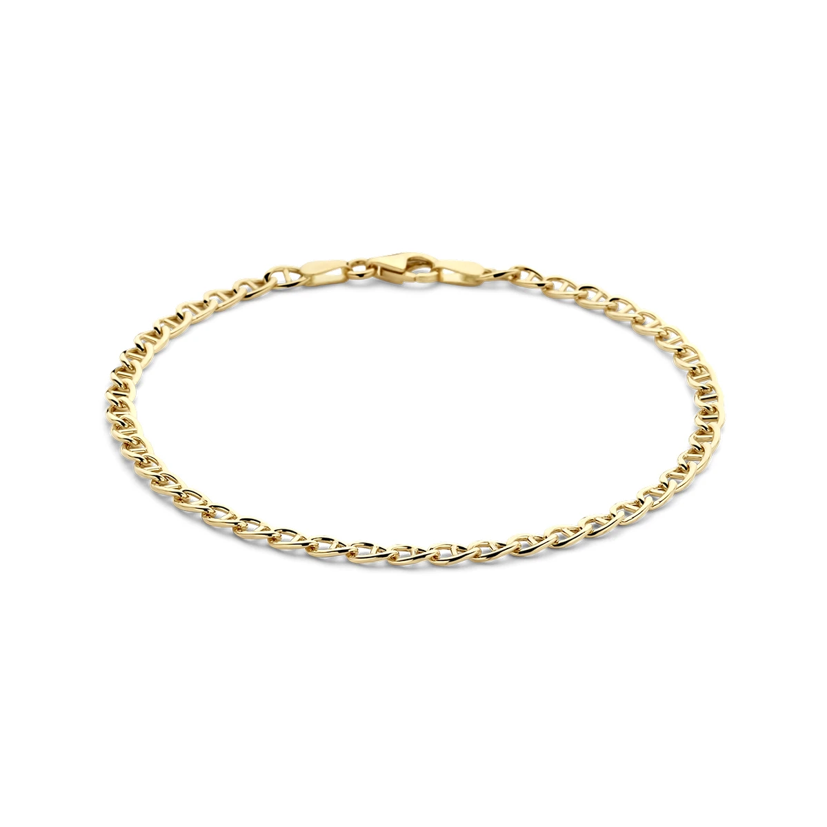 armband 3,3 mm 18 cm 14K geelgoud