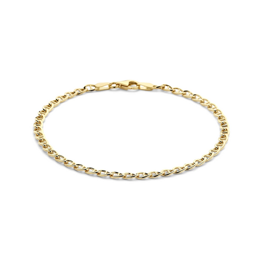 armband 3,3 mm 18 cm 14K geelgoud