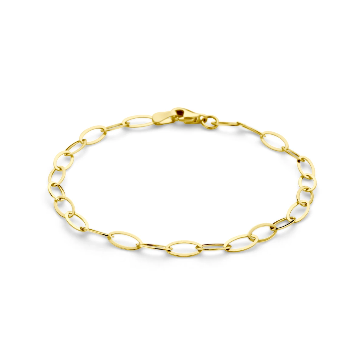 armband 4,0 mm 18,5 cm 14K geelgoud
