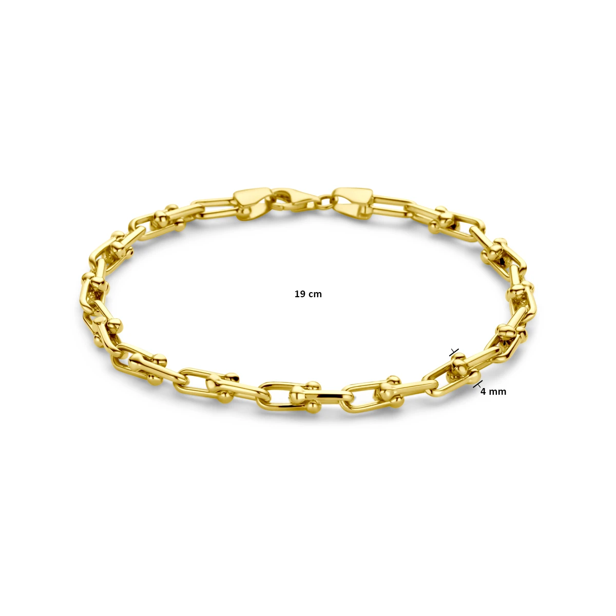 armband 4,0 mm 19 cm 14K geelgoud