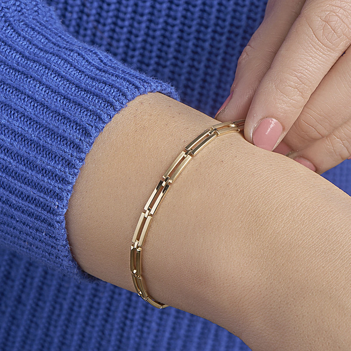 armband 4,0 mm 20 cm 14K geelgoud
