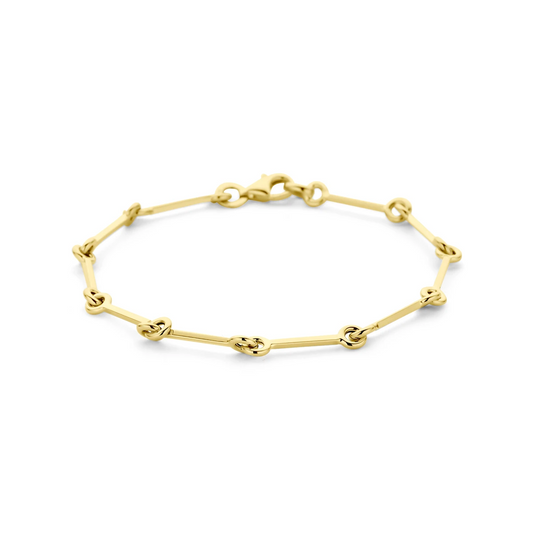 armband 4,3 mm 18 cm 14K geelgoud