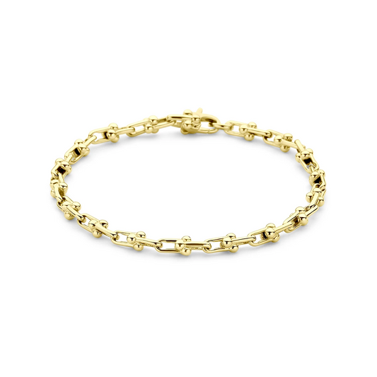armband 4,3 mm 19 cm 14K geelgoud