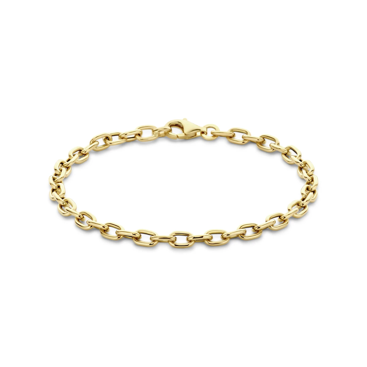armband 4,5 mm 19 cm 14K geelgoud