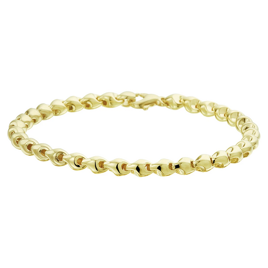 armband 5,0 mm 19 cm 14K geelgoud