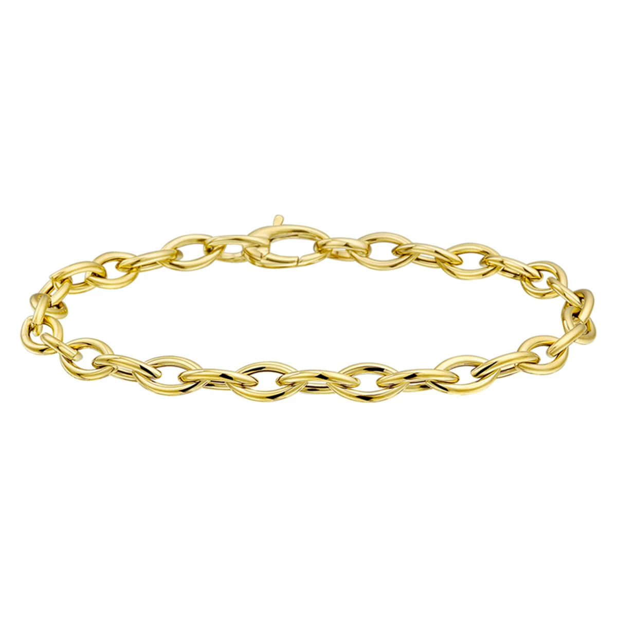 armband 5,0 mm 19 cm 14K geelgoud