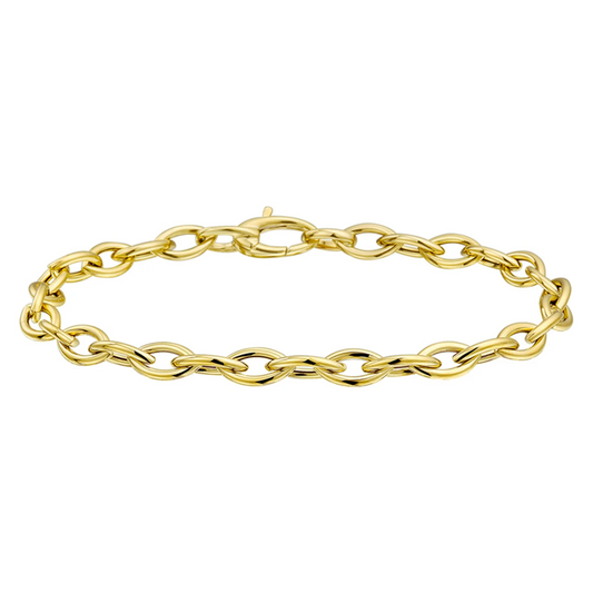 armband 5,0 mm 19 cm 14K geelgoud