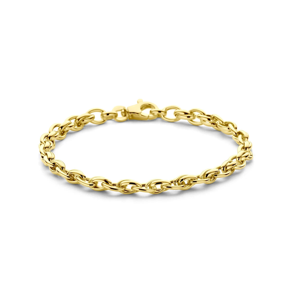 armband 5,0 mm 19 cm 18K geelgoud