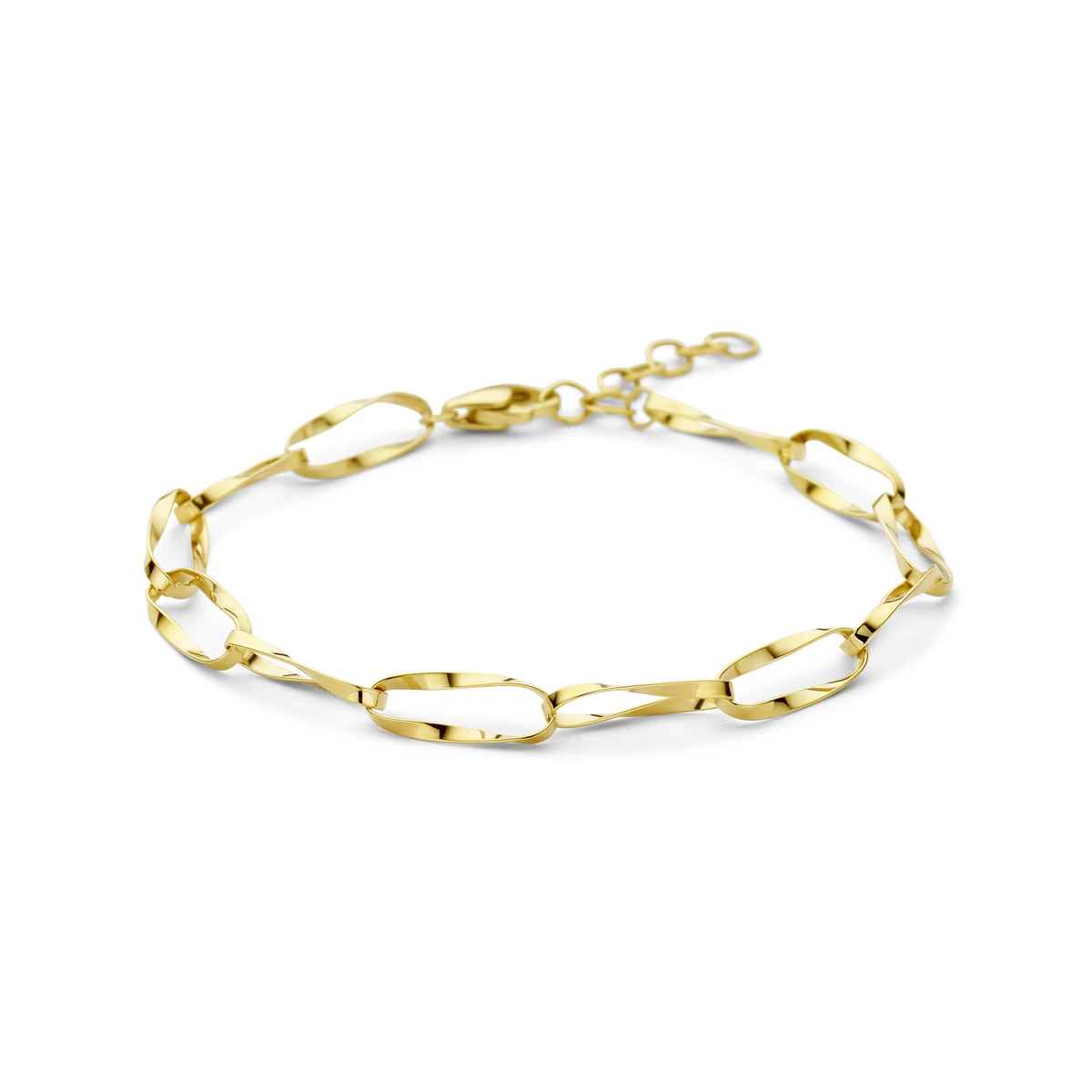 armband 5,5 mm 16 + 3 cm 14K geelgoud