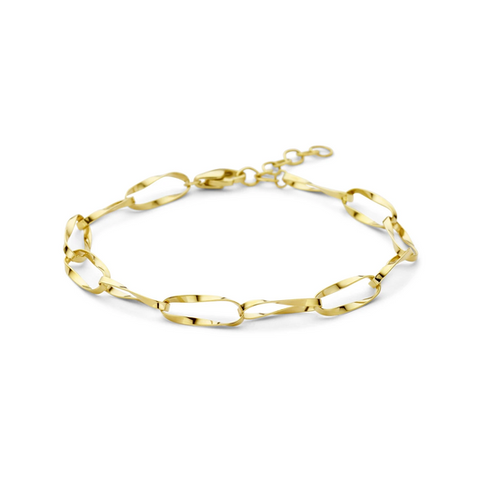 armband 5,5 mm 16 + 3 cm 14K geelgoud