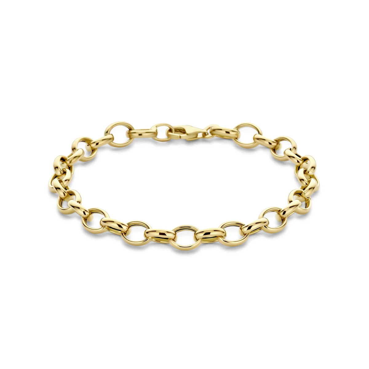 armband 6,5 mm 19 cm 14K geelgoud