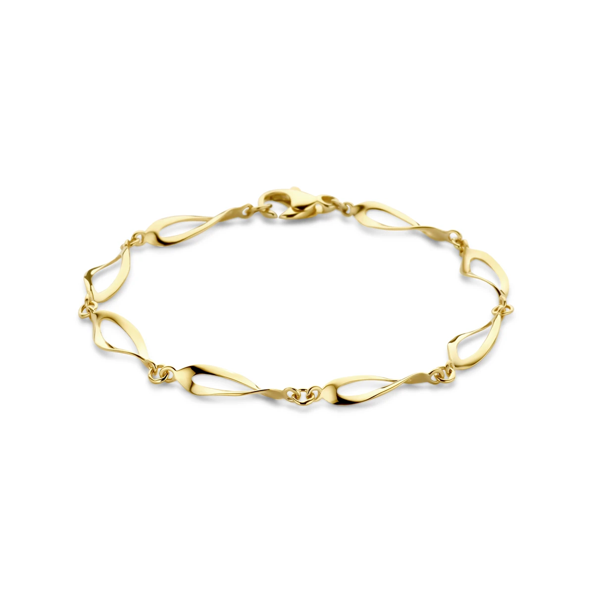 armband 6,5 mm 19 cm 14K geelgoud