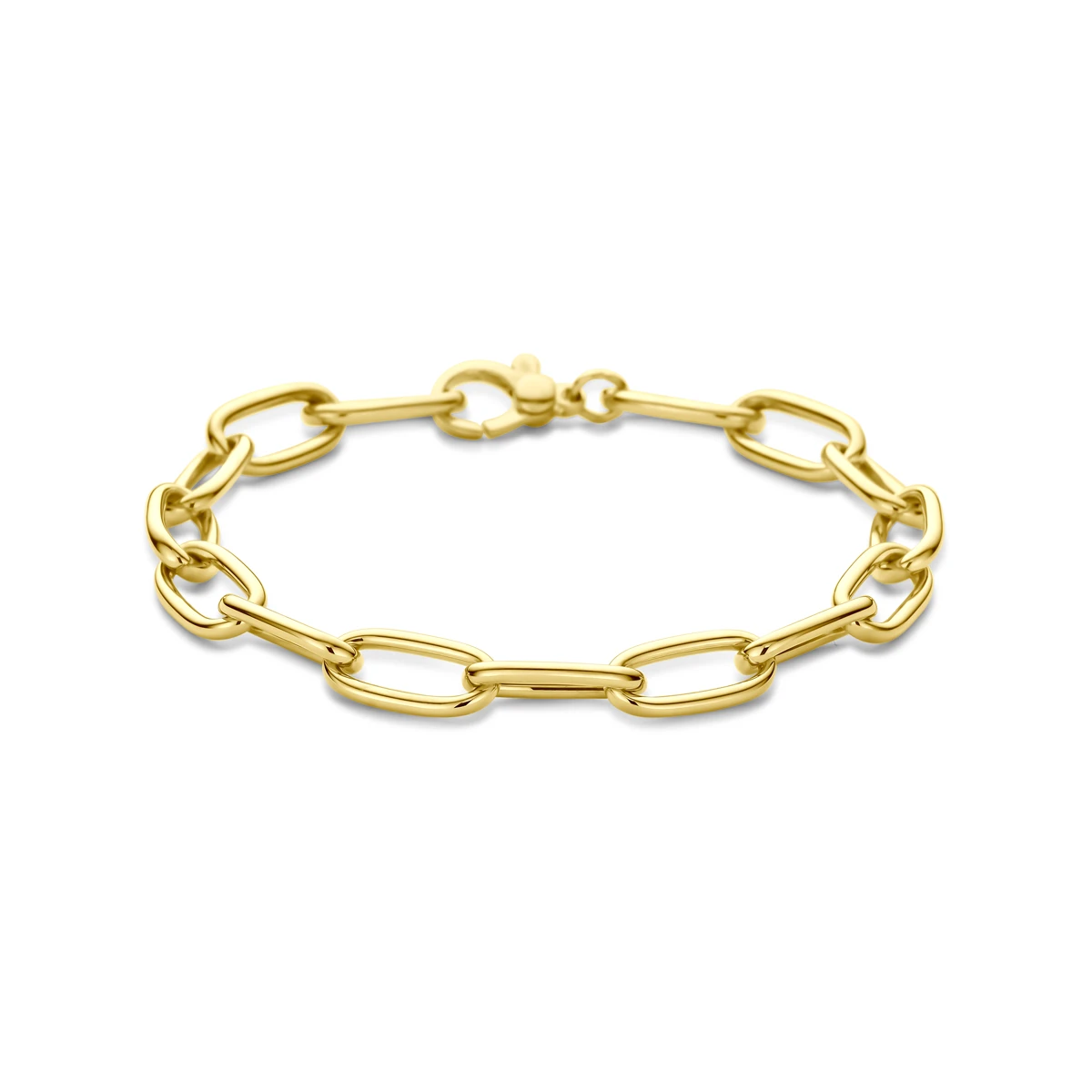 armband 7 mm 19 cm 14K geelgoud