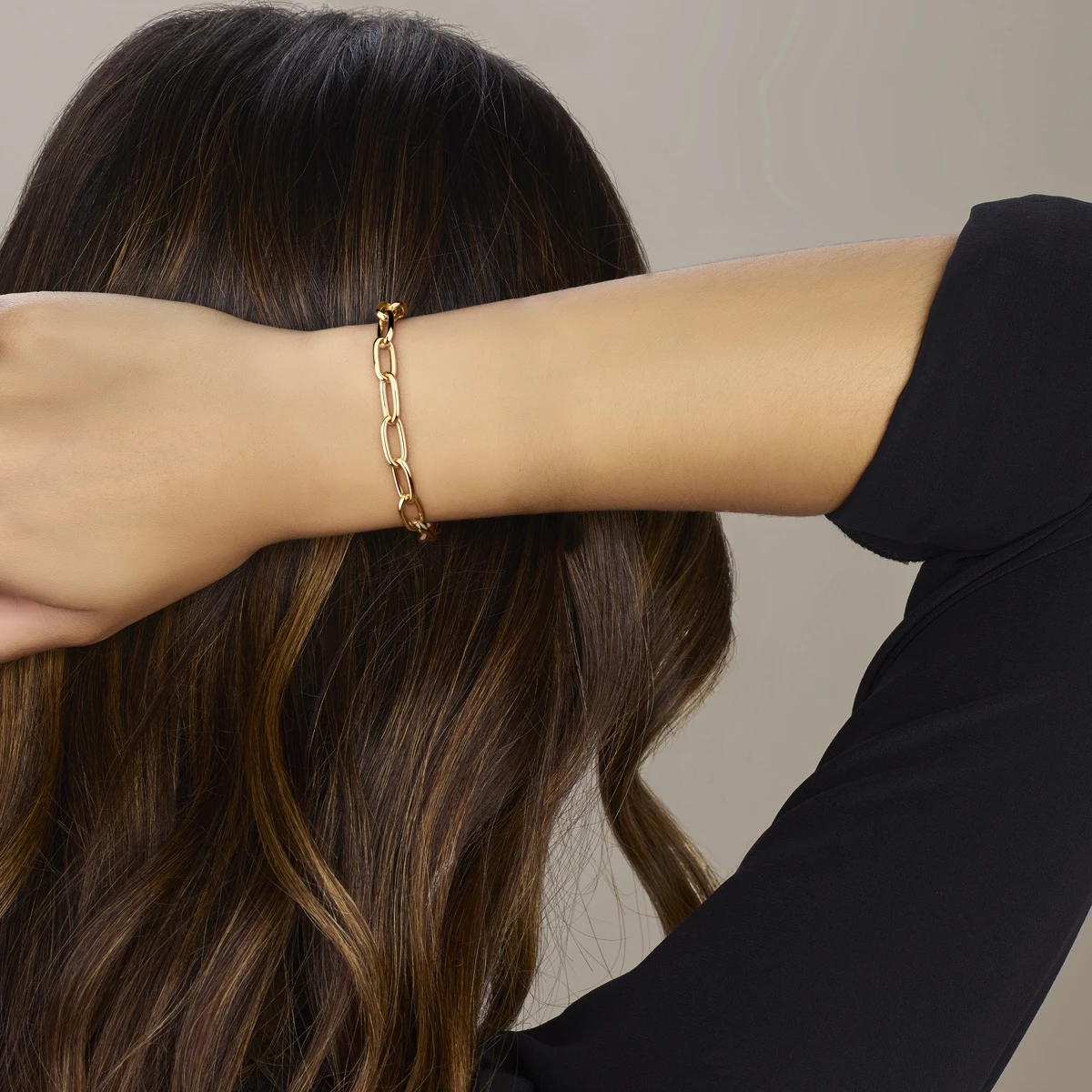 armband 7 mm 19 cm 14K geelgoud
