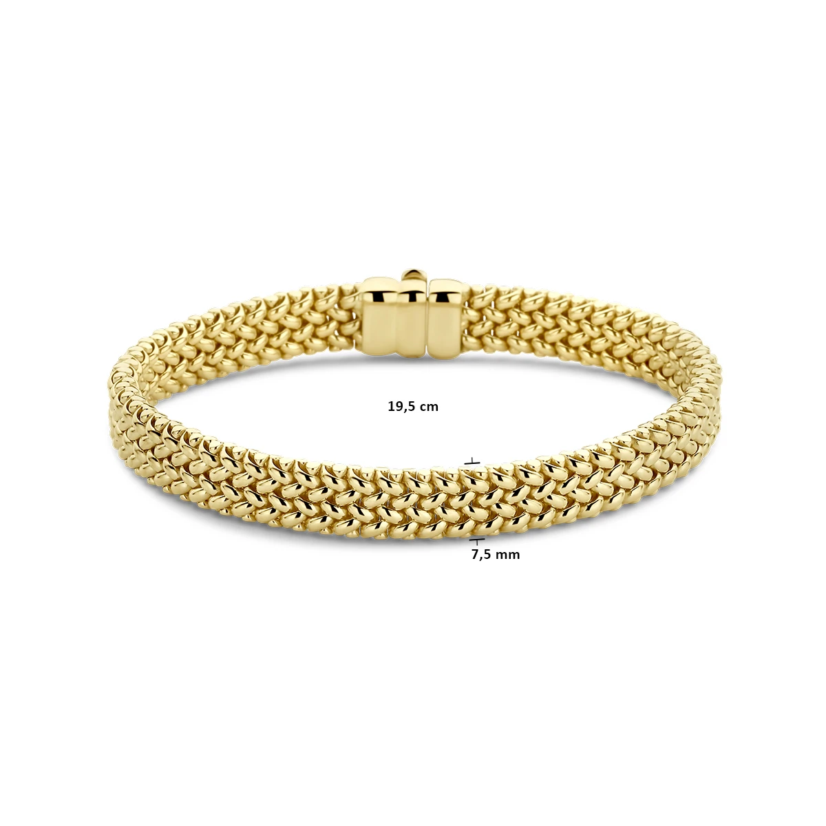 armband 7,5 mm 14K geelgoud
