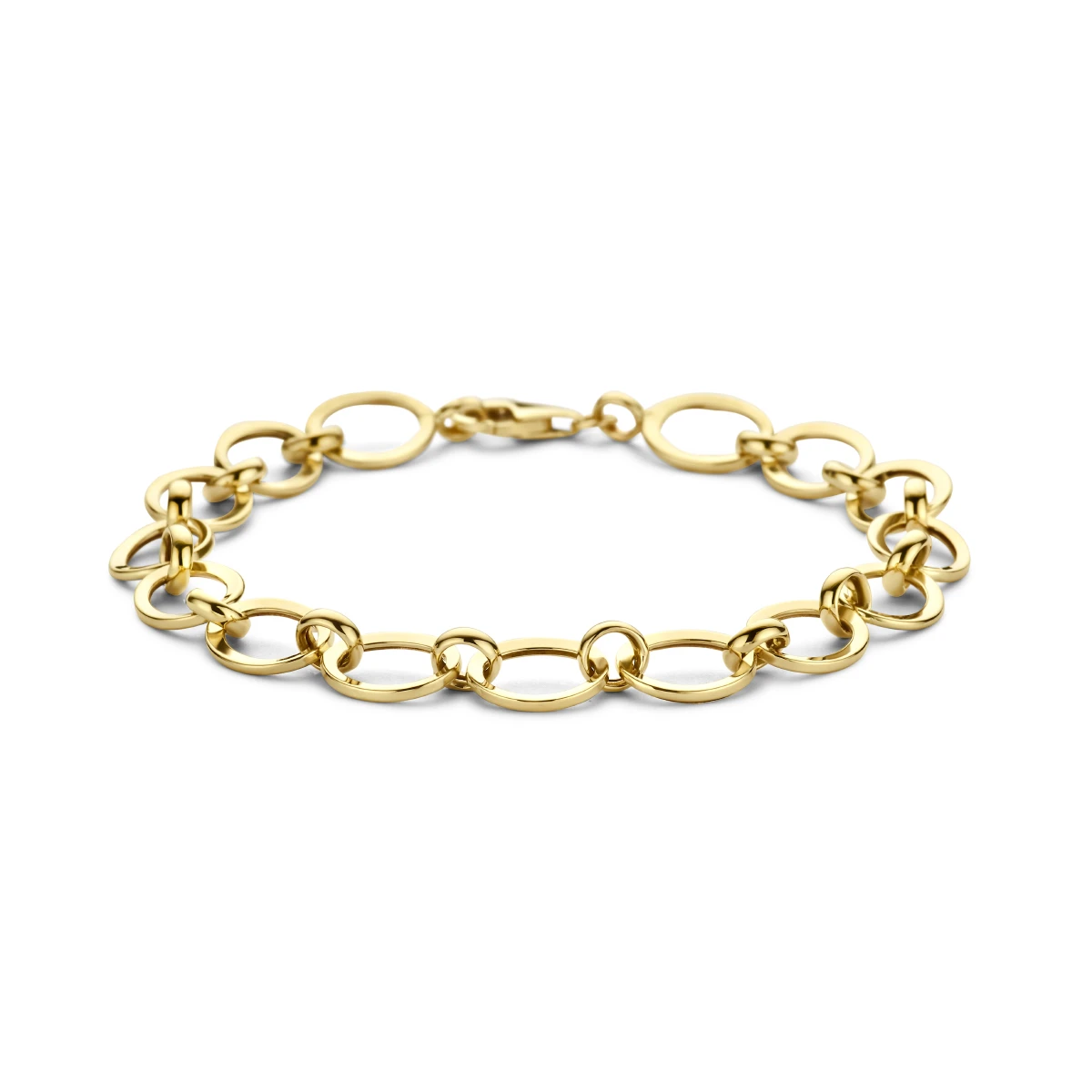 armband 8,5 mm 19 cm 14K geelgoud