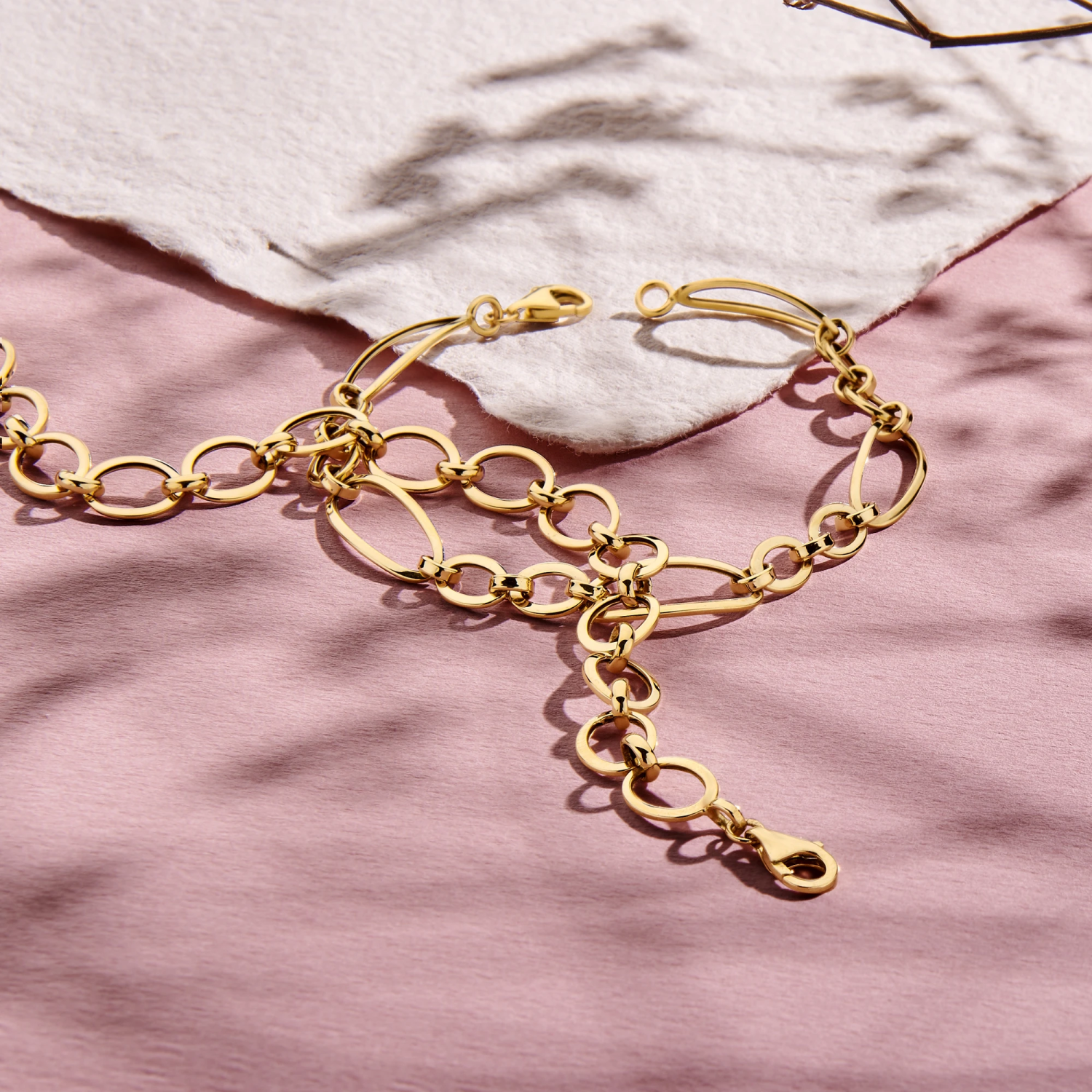 armband 8,5 mm 19 cm 14K geelgoud
