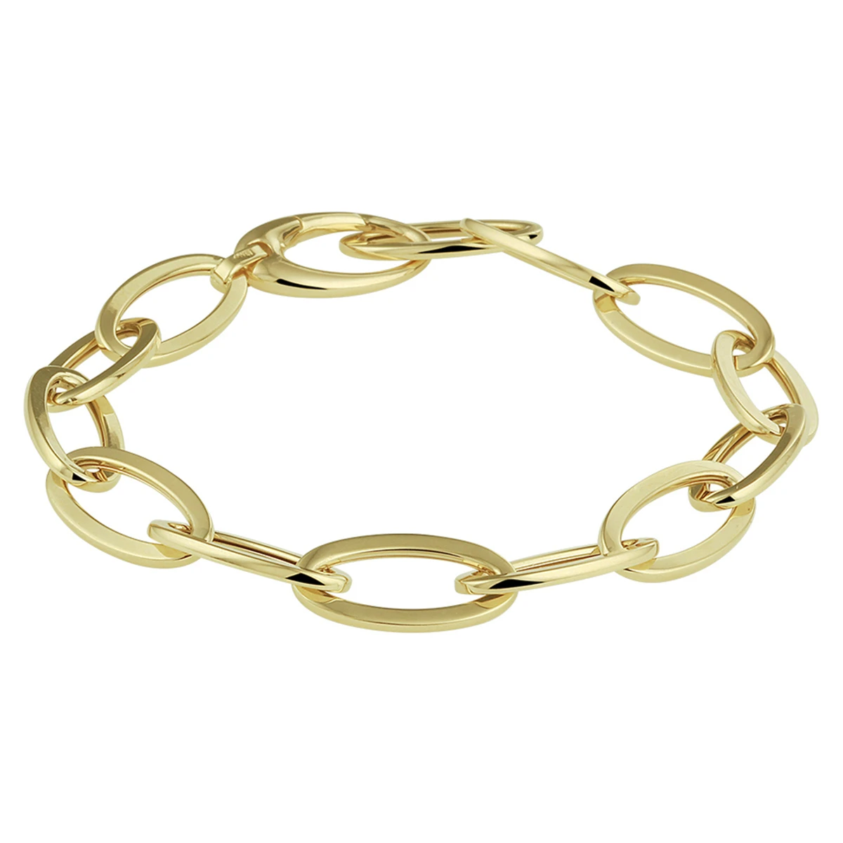 armband 8,5 mm 19 cm 14K geelgoud