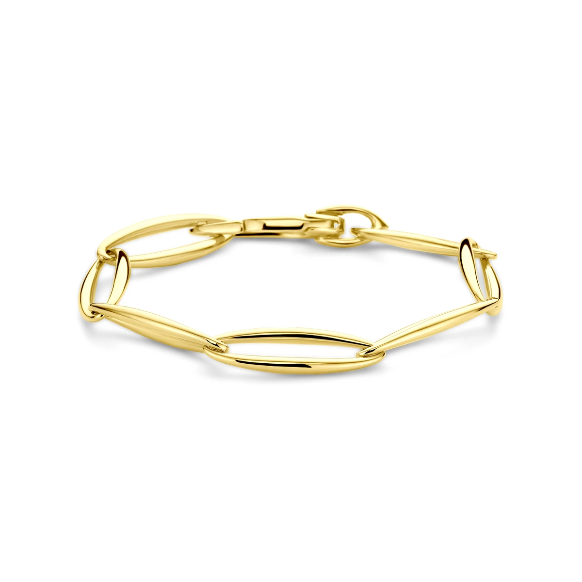 armband 9,5 mm 20 cm 14K geelgoud