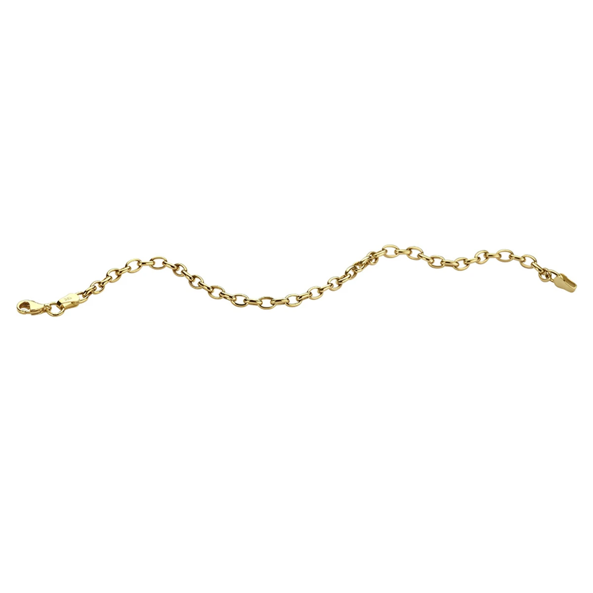 armband anker 3,1 mm 18,5 cm 14K geelgoud