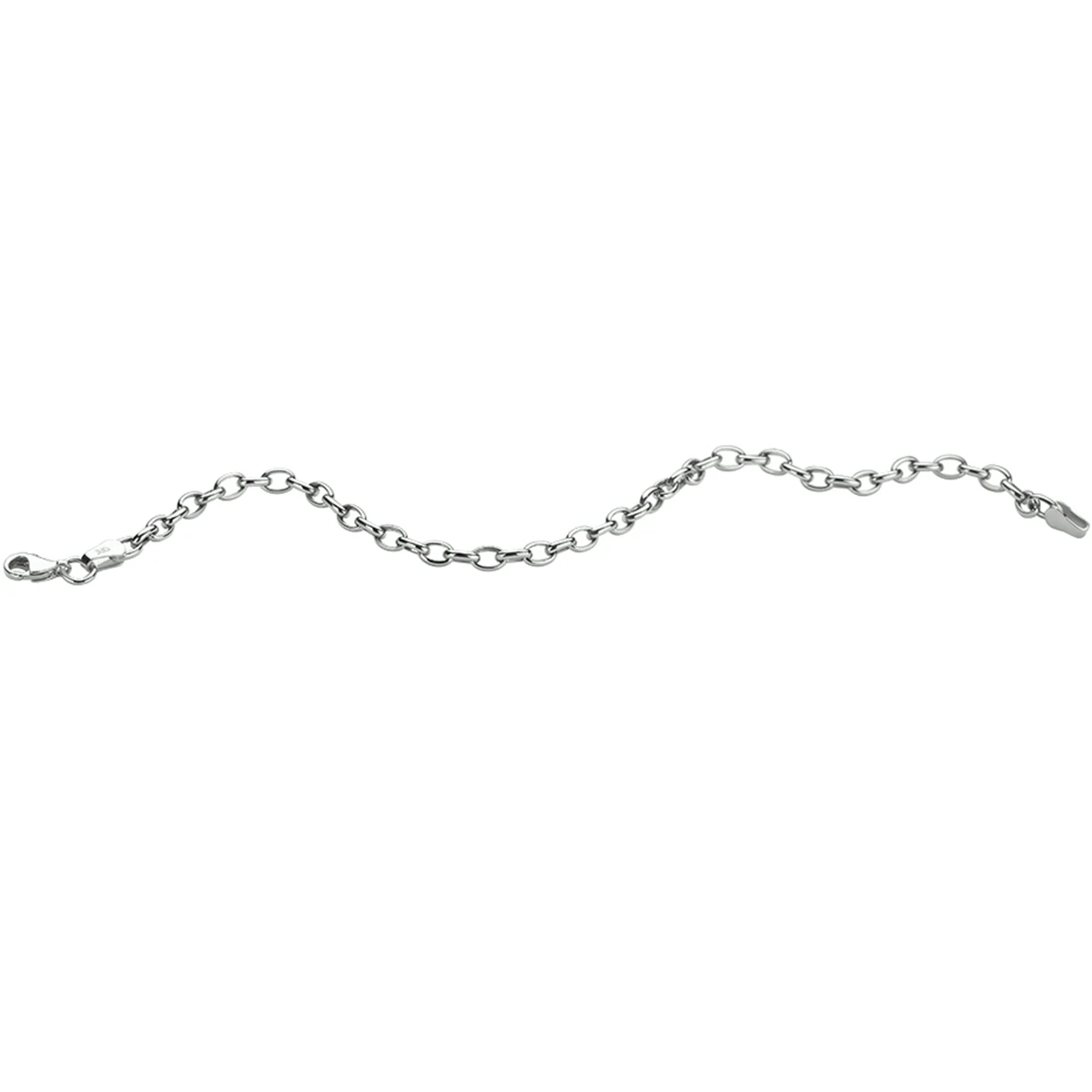 armband anker 3,1 mm 18,5 cm 14K witgoud