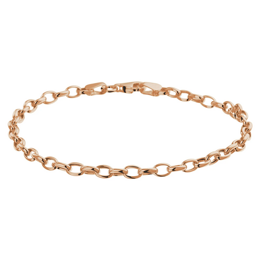 armband anker 3,5 mm 19 cm 14K roségoud