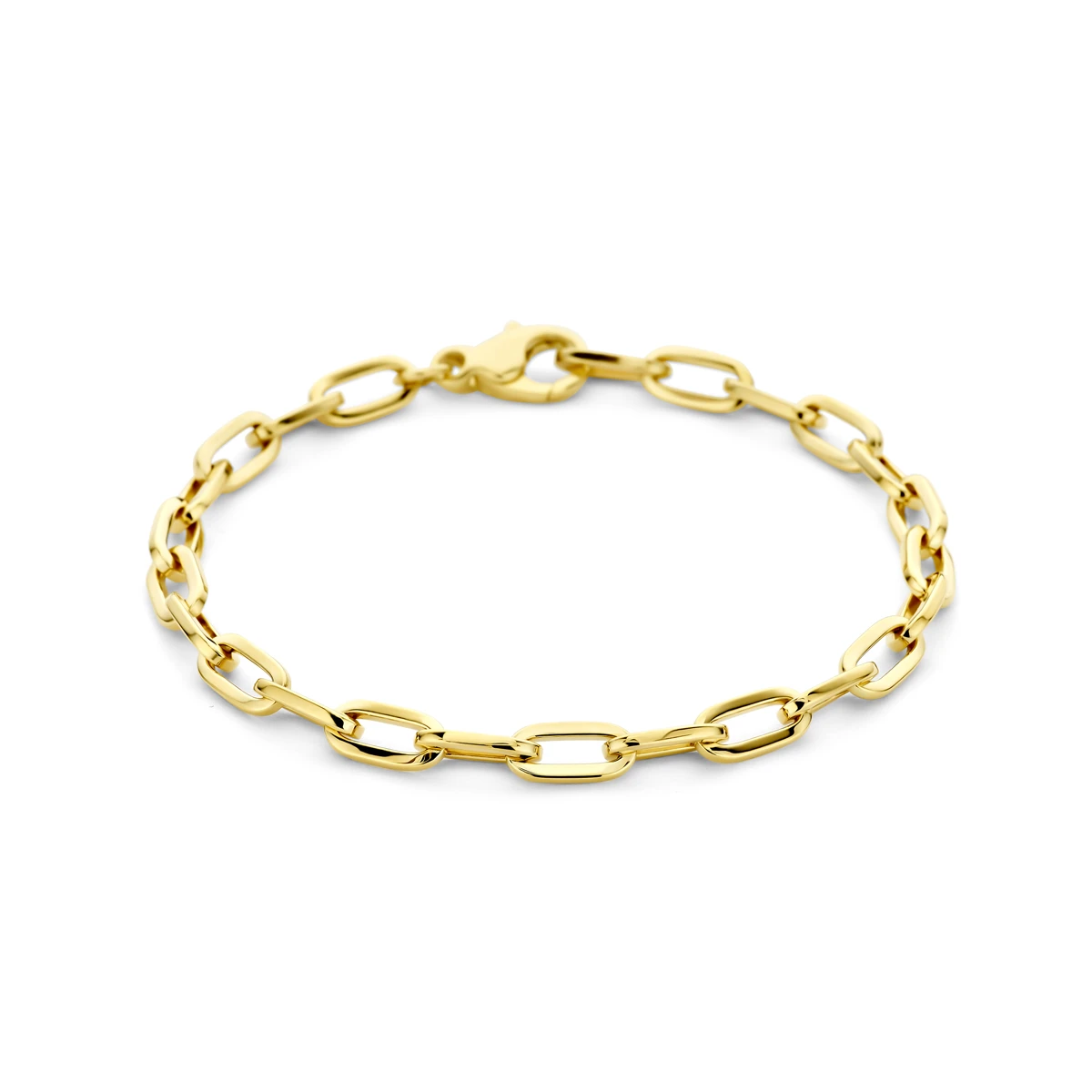 armband anker 4,7 mm 19 cm 14K geelgoud