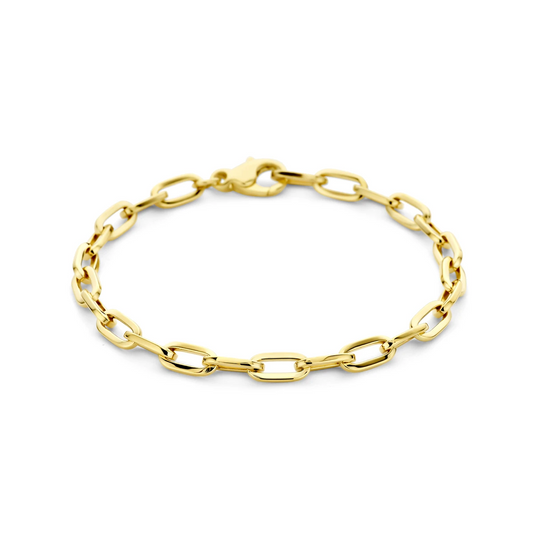 armband anker 4,7 mm 19 cm 14K geelgoud