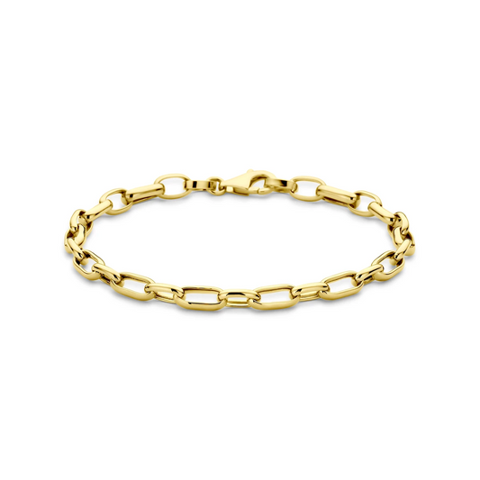 armband anker 4,8 mm 19 cm 14K geelgoud