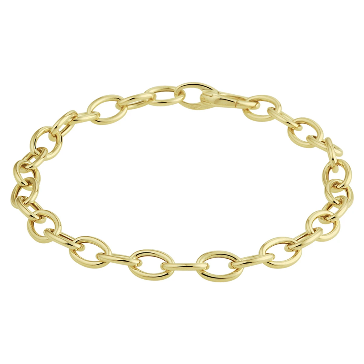 armband anker 6,0 mm 19 cm 14K geelgoud