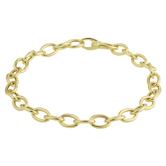 armband anker 6,0 mm 19 cm 14K geelgoud