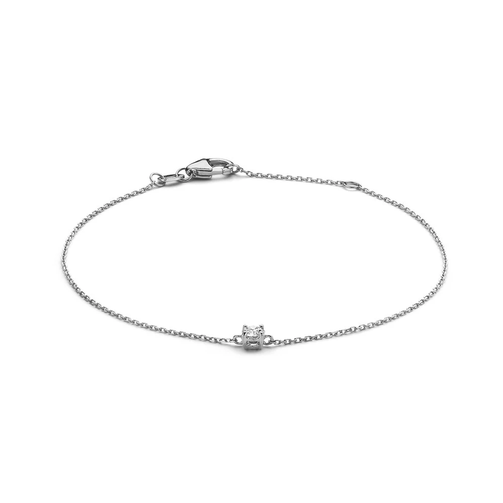 Armband bicolor briljant 0,50 crt.