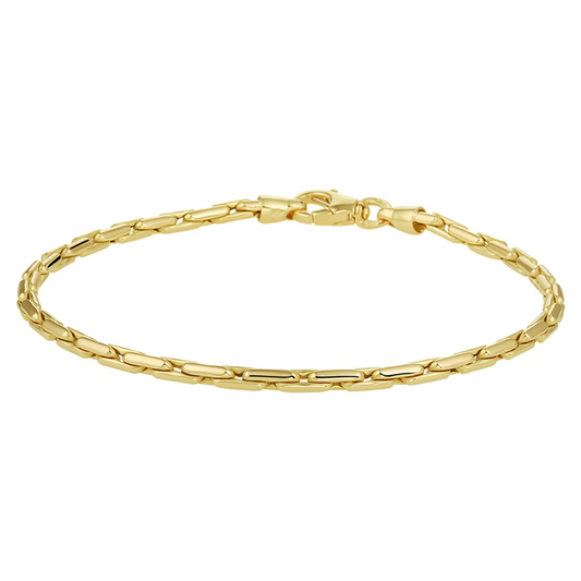 armband cardano 2,7 mm 18,5 cm 14K geelgoud