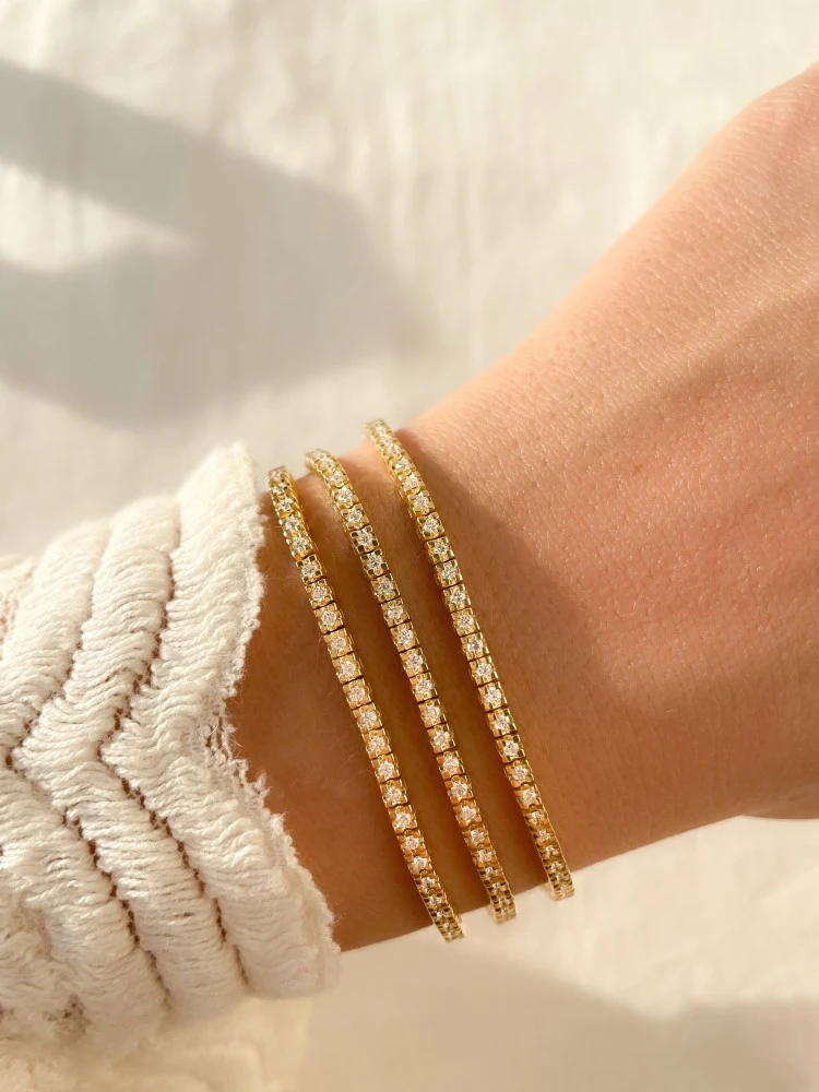 Armband Chloe 1,00 crt. geelgoud