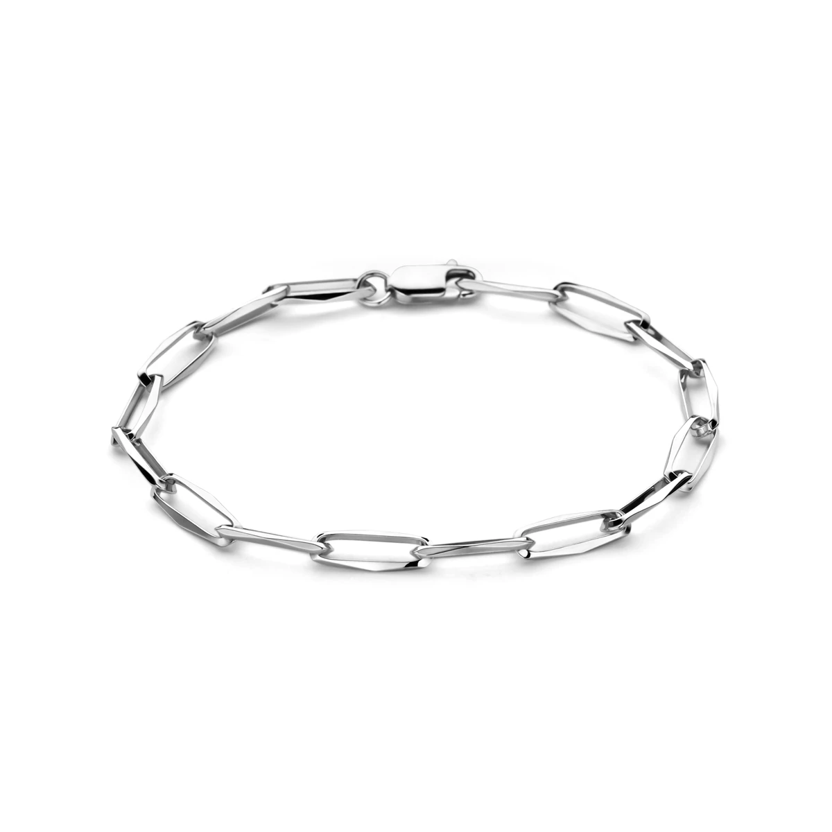 armband closed forever 4,5 mm zilver gerhodineerd
