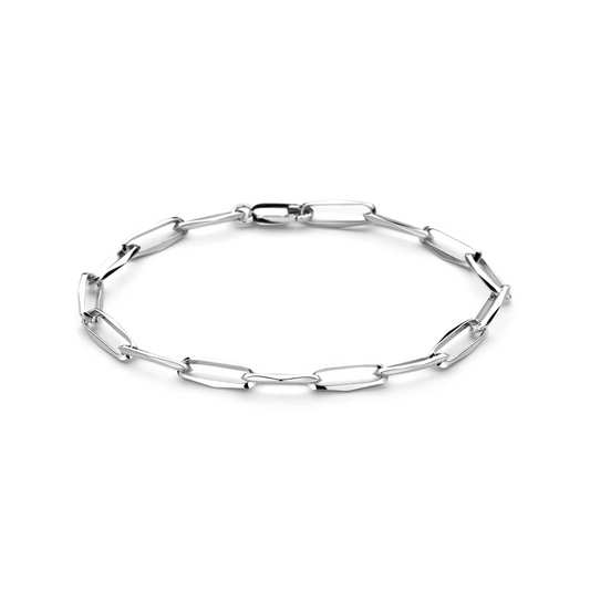 armband closed forever 5,0 mm zilver gerhodineerd