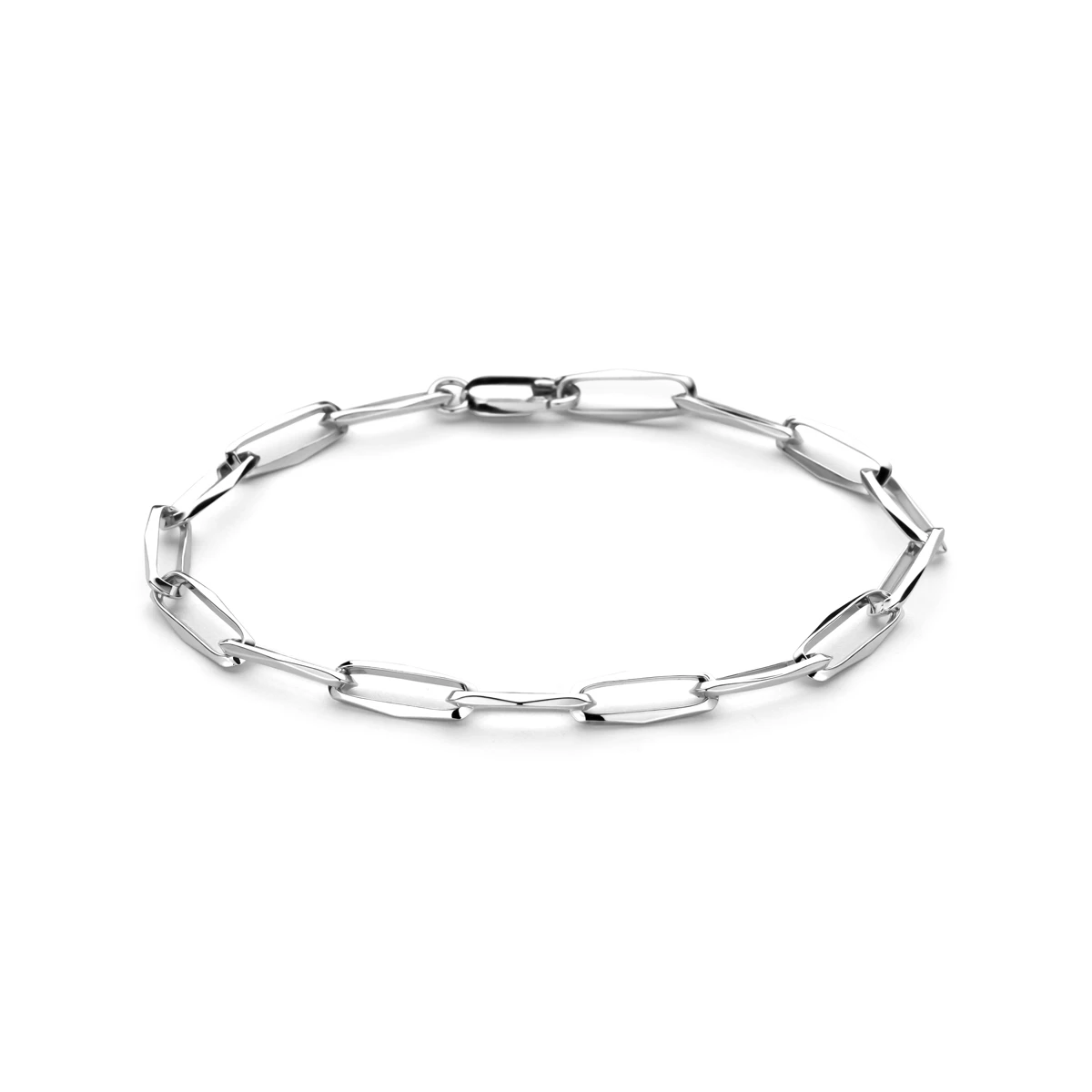 armband closed forever 5,0 mm zilver gerhodineerd