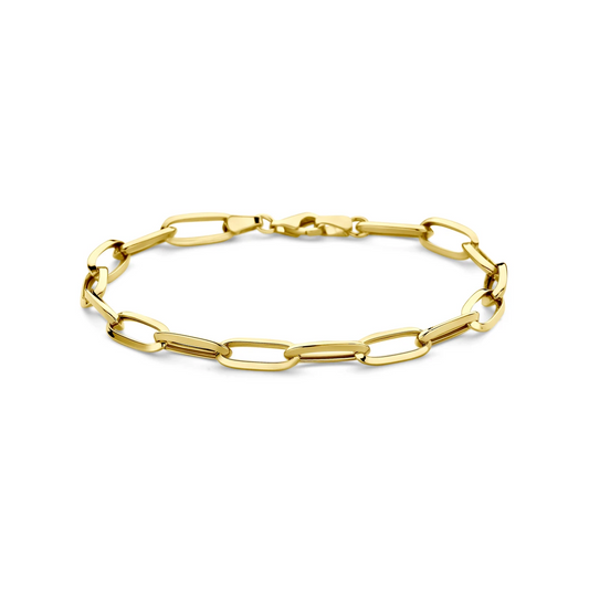 armband closed forever 5,8 mm 18,5 cm 14K geelgoud
