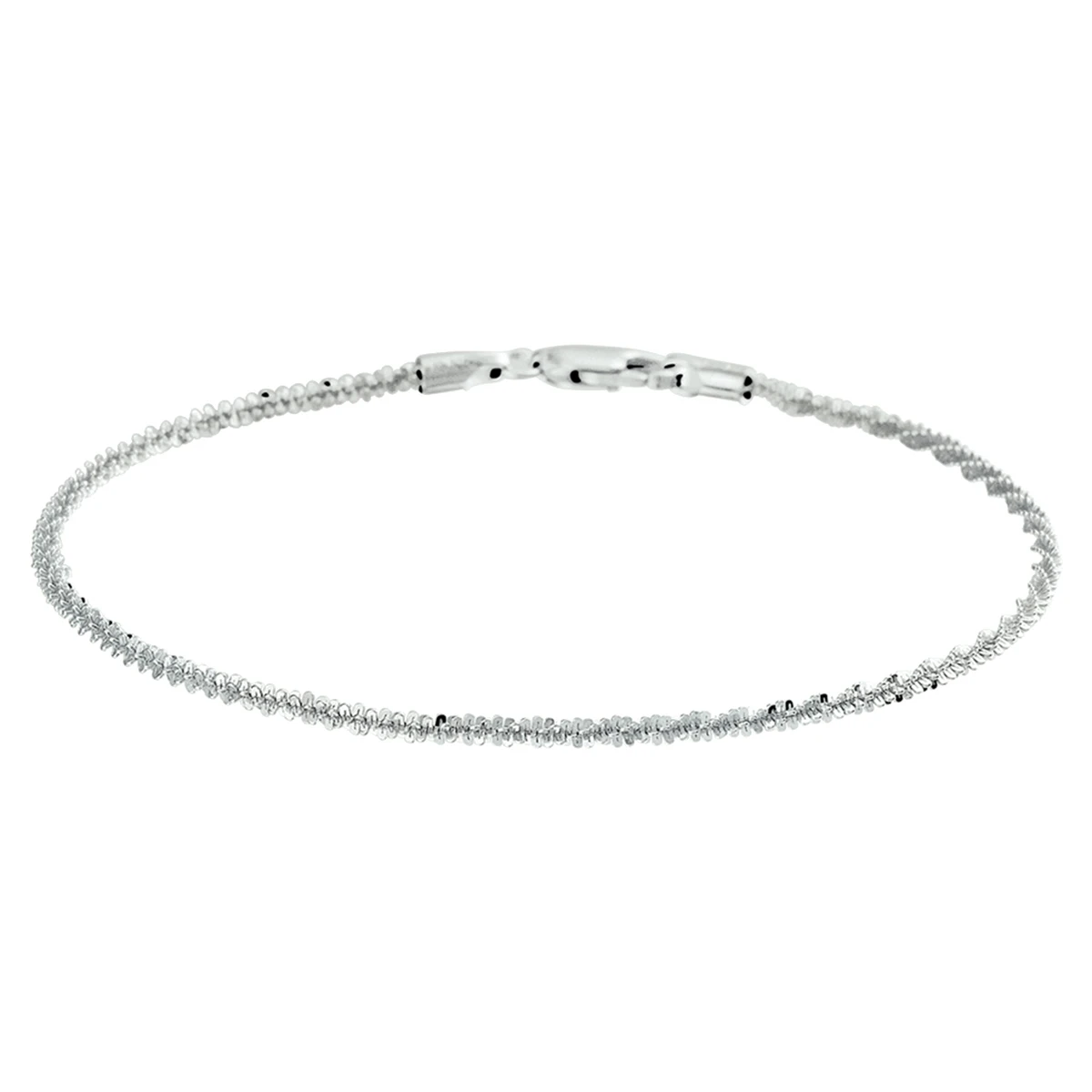 armband fantasie 1,8 mm zilver wit